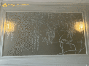 ภาพตัวอย่างผลงานตกแต่งผนังด้วยสี Texture ที่เสร็จสมบูรณ์ ผิวสัมผัสสวยงาม มีมิติ แสดงถึงคุณภาพงานจากผู้เชี่ยวชาญเฉพาะด้าน