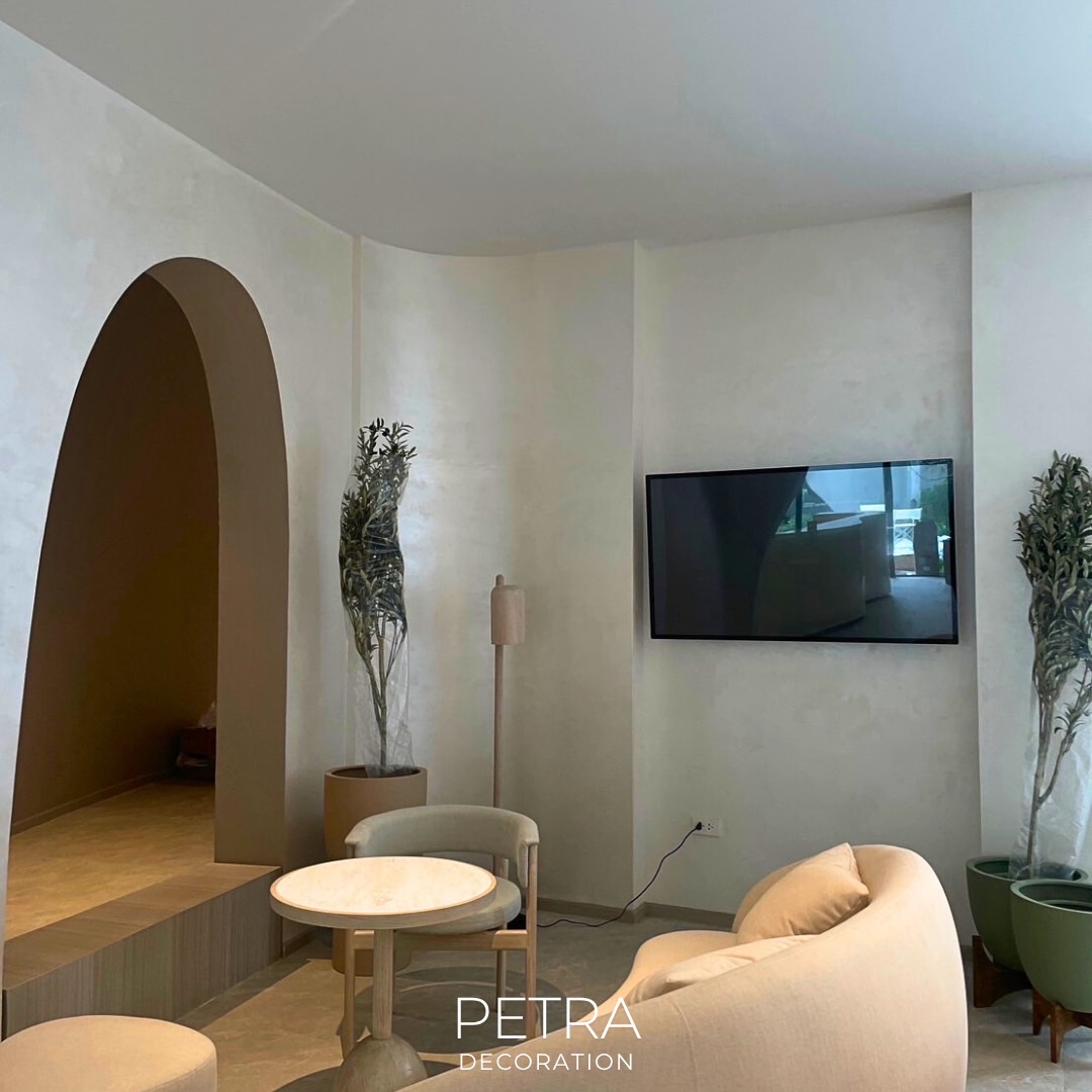 ผนัง Valsetin และดีไซน์โค้งมน